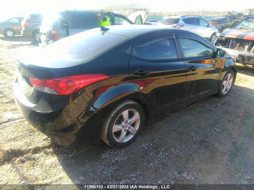 2013 Hyundai Elantra Gls/Limited VIN: 5NPDH4AE9DH183810 Lot: 11960152