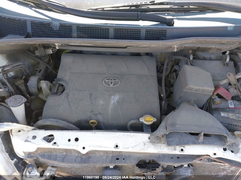 2013 Toyota Sienna Sport VIN: 5TDXK3DC6DS281593 Lot: 11960198