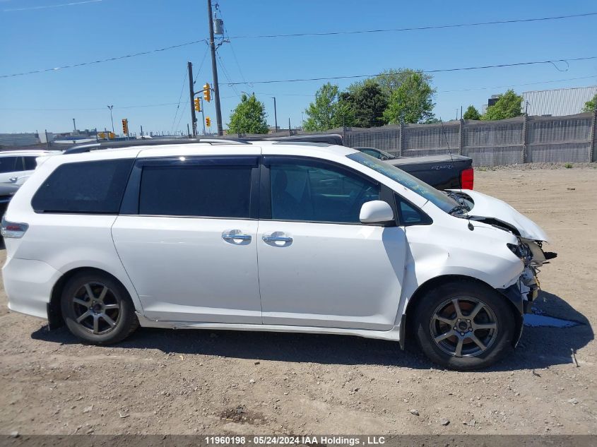 2013 Toyota Sienna Sport VIN: 5TDXK3DC6DS281593 Lot: 11960198