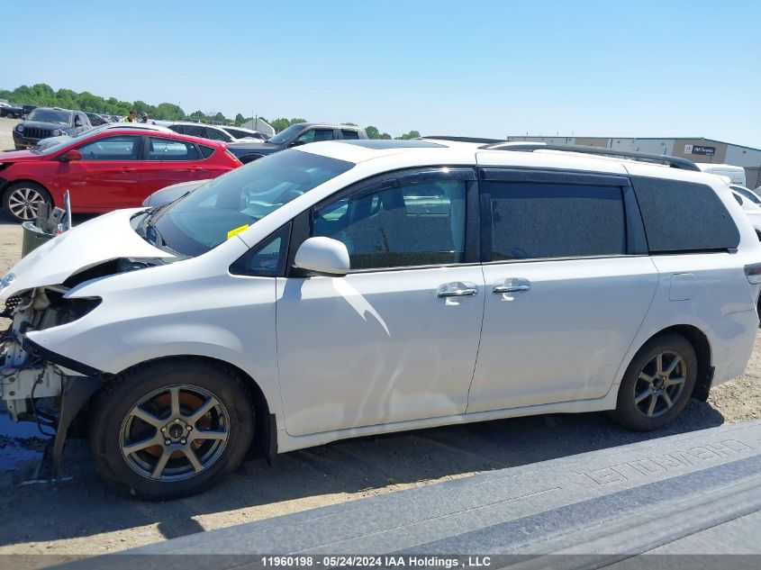 2013 Toyota Sienna Sport VIN: 5TDXK3DC6DS281593 Lot: 11960198