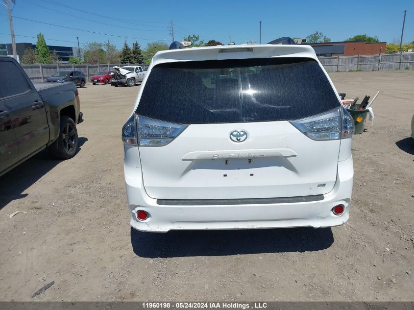 2013 Toyota Sienna Sport VIN: 5TDXK3DC6DS281593 Lot: 11960198