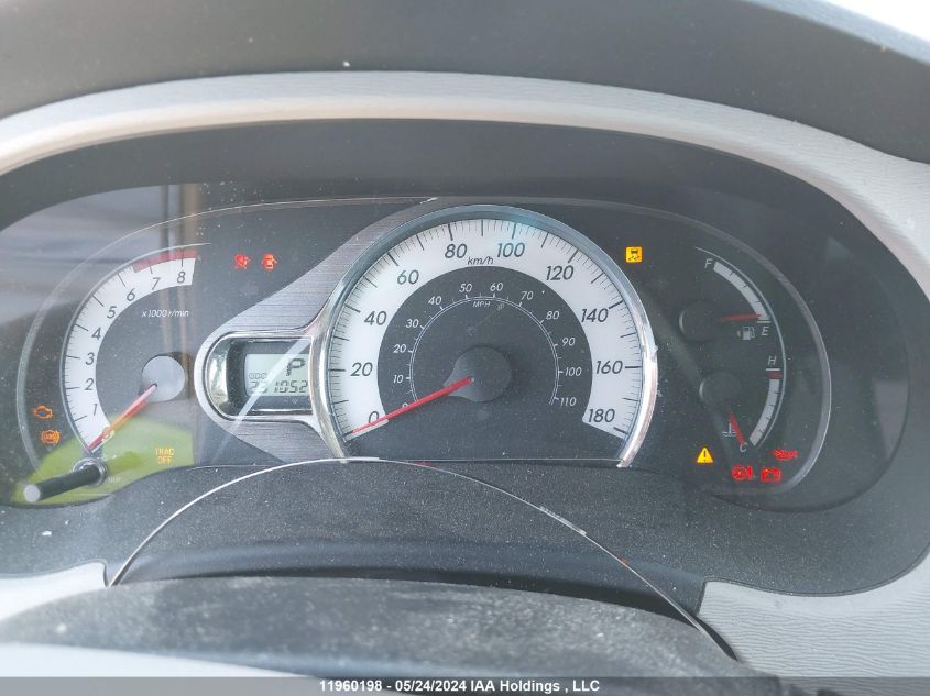 2013 Toyota Sienna Sport VIN: 5TDXK3DC6DS281593 Lot: 11960198