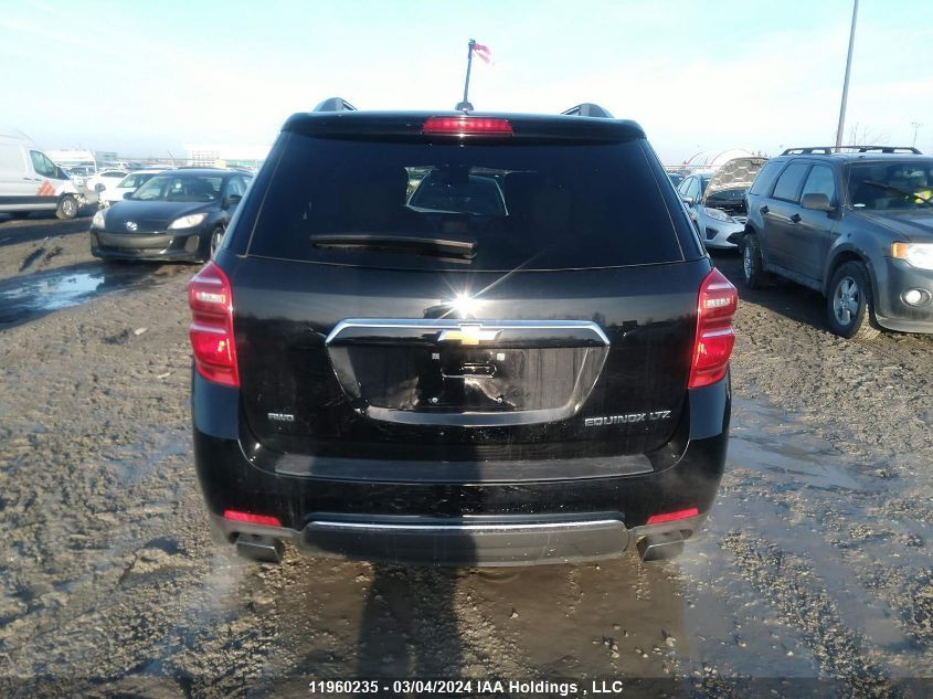 2016 Chevrolet Equinox Ltz VIN: 2GNFLGE31G6283305 Lot: 11960235