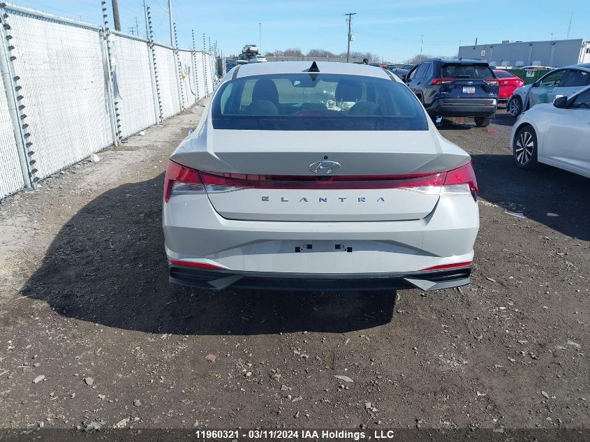 2022 Hyundai Elantra Preferred Ivt VIN: KMHLM4AG8NU215433 Lot: 11960321