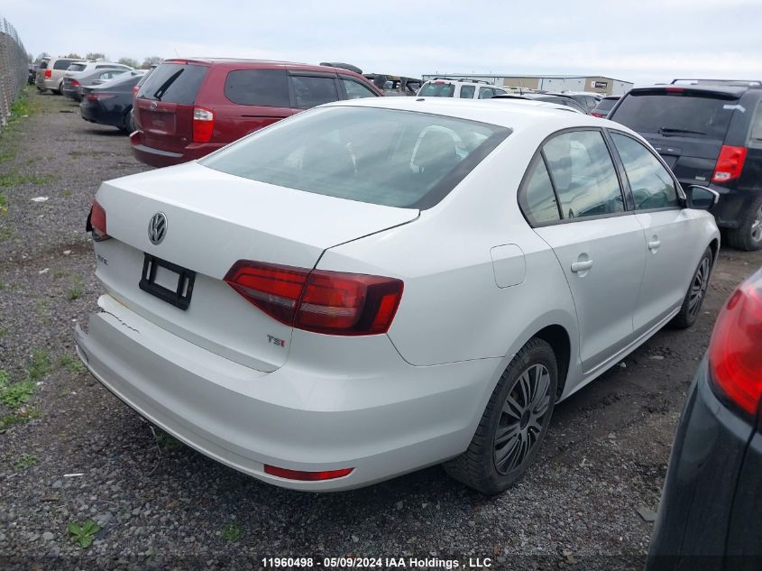 2016 Volkswagen Jetta VIN: 3VW267AJ4GM384957 Lot: 11960498