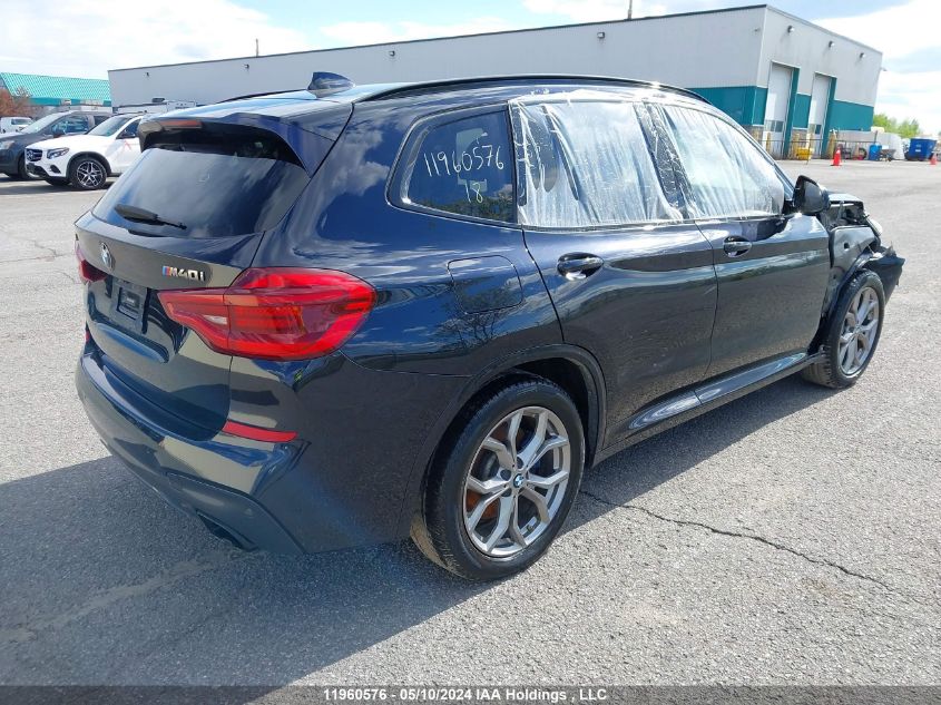 2018 BMW X3 M40I VIN: 5UXTS3C55J0Y95016 Lot: 11960576