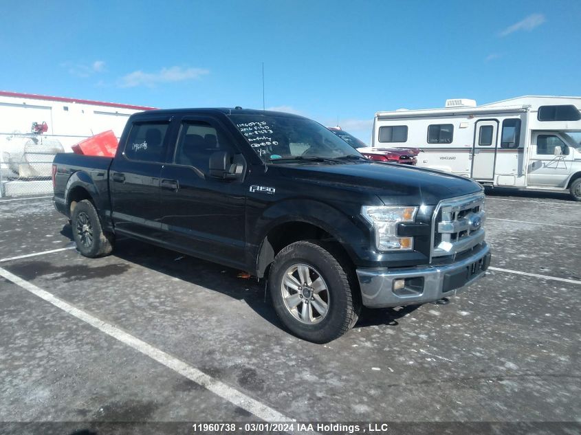 2016 Ford F150 Supercrew VIN: 1FTEW1E82GFC87583 Lot: 11960738