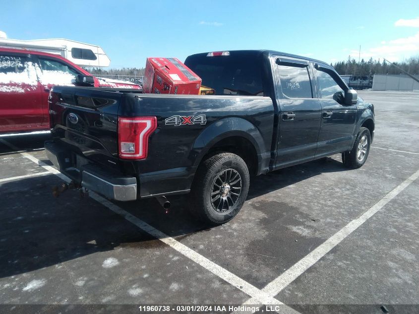 2016 Ford F150 Supercrew VIN: 1FTEW1E82GFC87583 Lot: 11960738