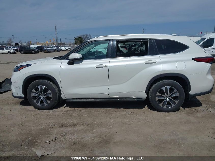 2021 Toyota Highlander Xle VIN: 5TDGZRBH4MS552504 Lot: 11960769