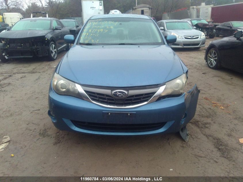 2008 Subaru Impreza VIN: JF1GE61628G511997 Lot: 50436854