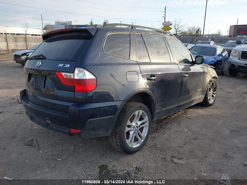 2010 BMW X3 VIN: WBXPC9C41AWJ37961 Lot: 11960808