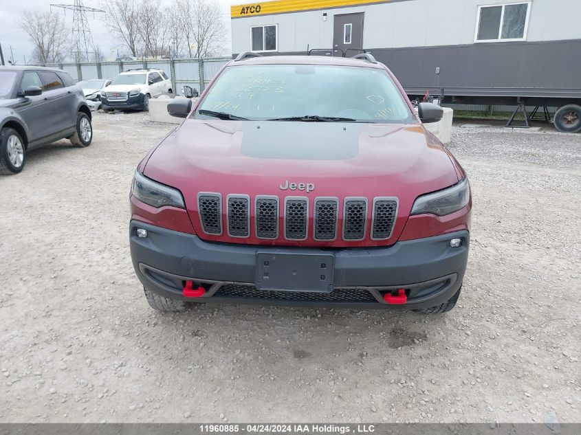 2019 Jeep Cherokee Trailhawk VIN: 1C4PJMBX1KD382953 Lot: 11960885