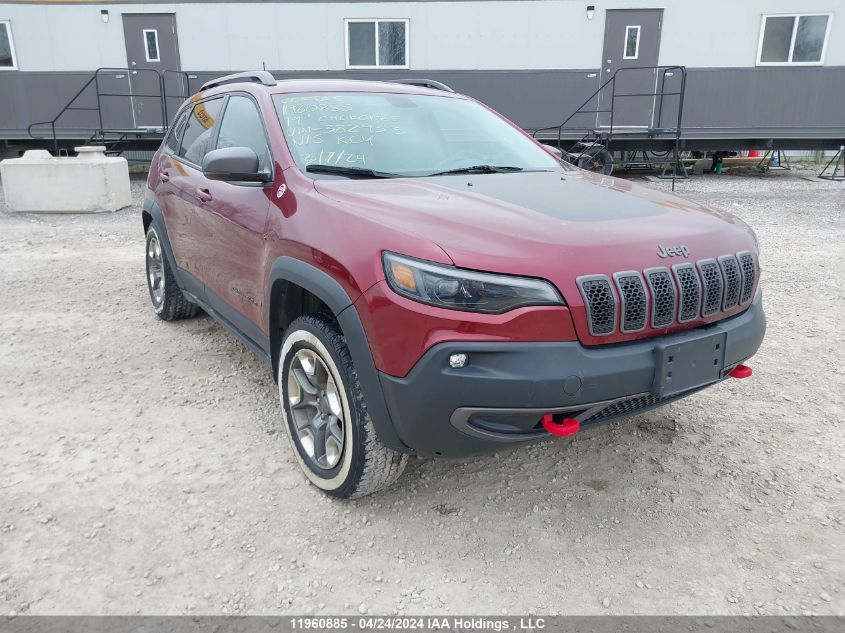 2019 Jeep Cherokee Trailhawk VIN: 1C4PJMBX1KD382953 Lot: 11960885