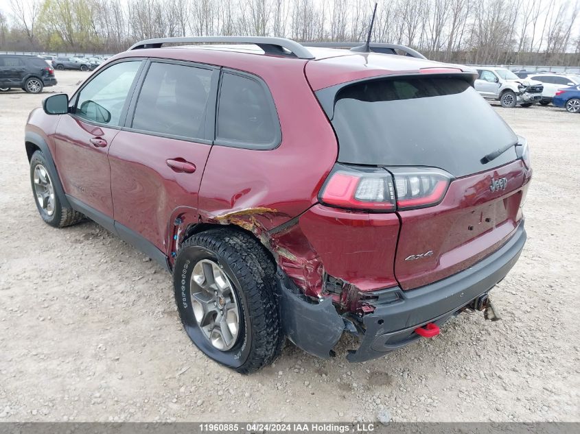 2019 Jeep Cherokee Trailhawk VIN: 1C4PJMBX1KD382953 Lot: 11960885