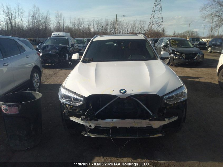 2021 BMW X3 VIN: 5UXTY5C00M9H70751 Lot: 11961097