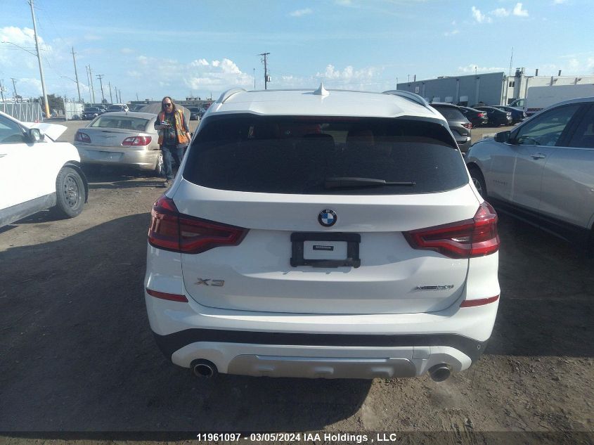 2021 BMW X3 VIN: 5UXTY5C00M9H70751 Lot: 11961097