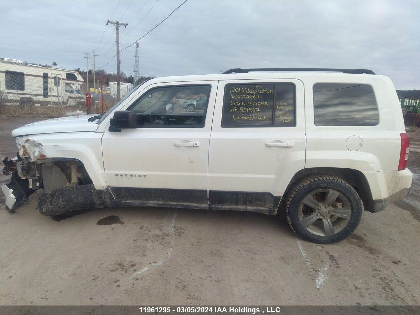 2015 Jeep Patriot Sport/North VIN: 1C4NJRAB4FD201537 Lot: 39251423