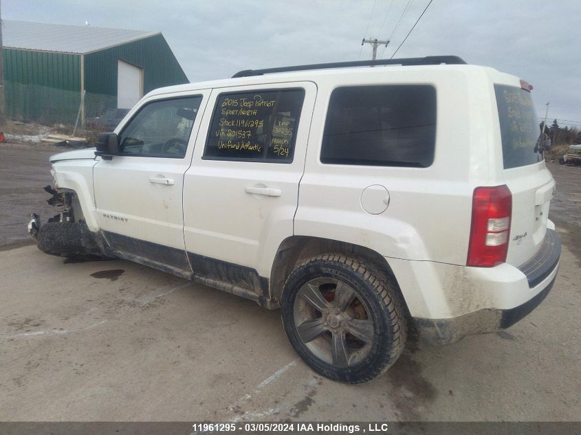 2015 Jeep Patriot Sport/North VIN: 1C4NJRAB4FD201537 Lot: 39251423