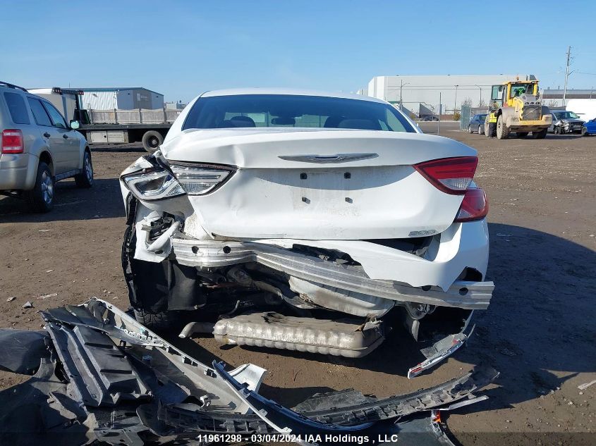 2015 Chrysler 200 Lx VIN: 1C3CCCFB9FN625754 Lot: 11961298