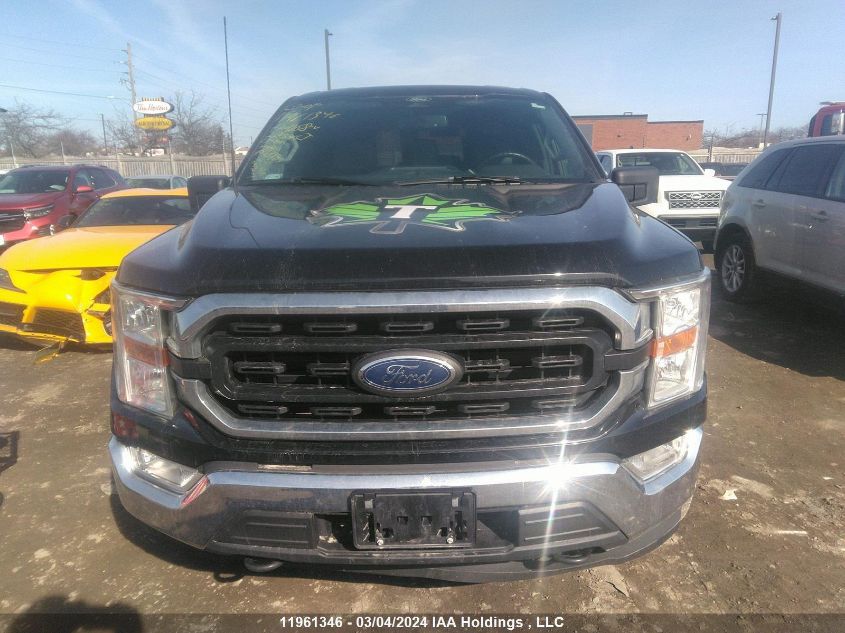 2022 Ford F-150 Xlt VIN: 1FTEX1EP6NKF29168 Lot: 11961346