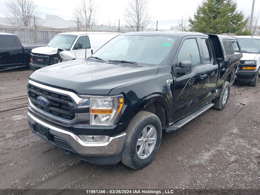 2022 Ford F-150 Xlt VIN: 1FTEX1EP6NKF29168 Lot: 11961346