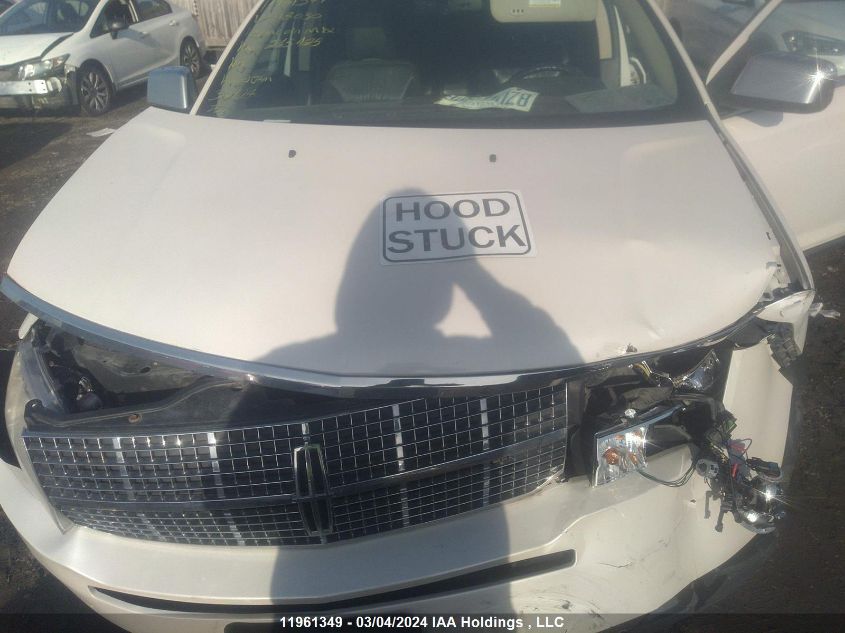 2010 Lincoln Mkx VIN: 2LMDJ8JC8ABJ18030 Lot: 11961349