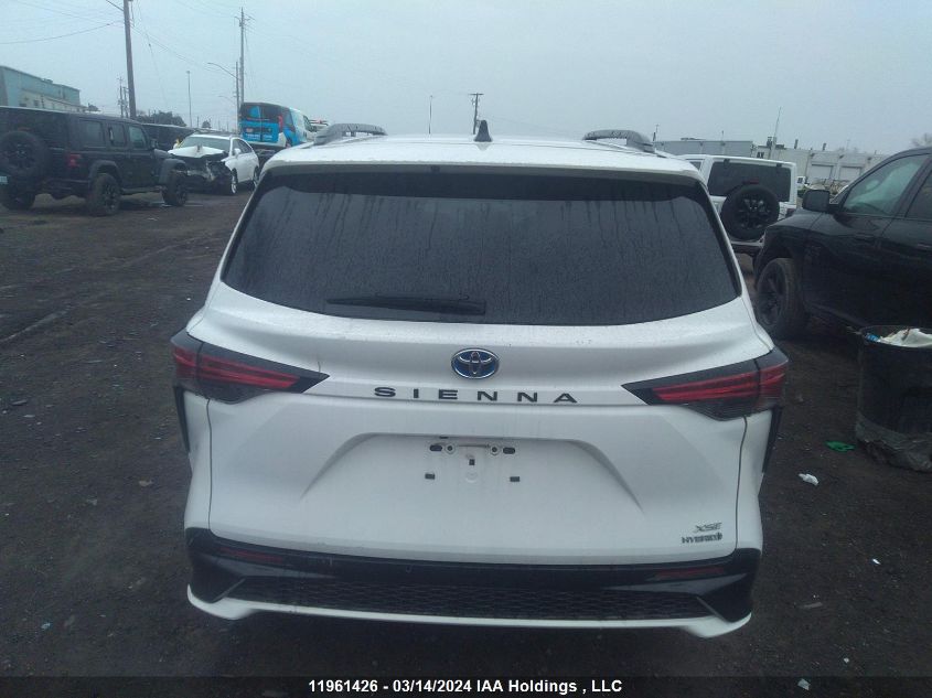 2021 Toyota Sienna Le 8-Passenger VIN: 5TDGRKEC1MS055630 Lot: 11961426