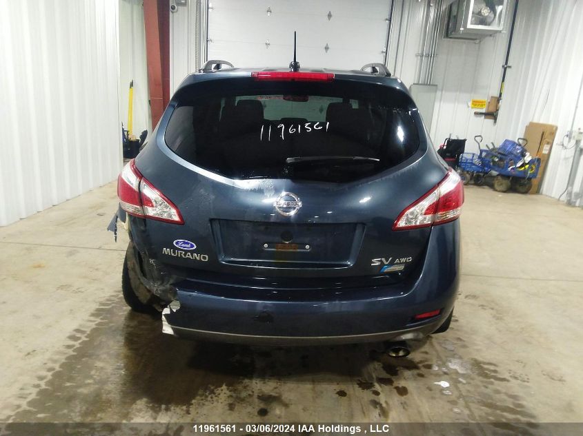 2011 Nissan Murano S/Sl/Le VIN: JN8AZ1MW8BW171839 Lot: 11961561