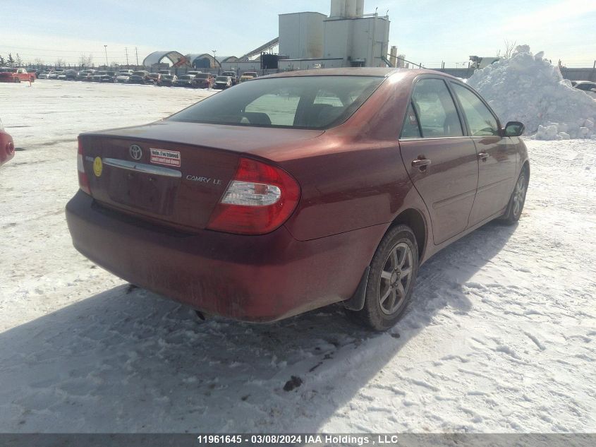 2004 Toyota Camry VIN: 4T1BE32K14U368014 Lot: 11961645