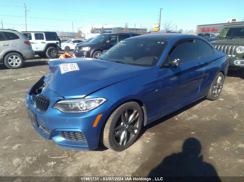 2015 BMW 2 Series VIN: WBA1J9C55FV371337 Lot: 11961731