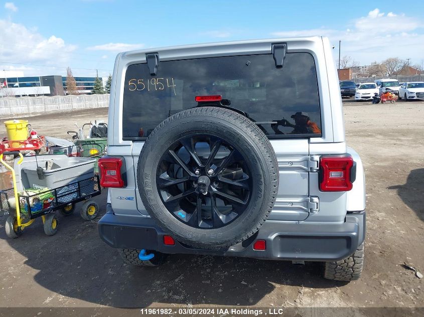 2023 Jeep Wrangler 4Xe Unlimited Sahara VIN: 1C4JJXP61PW551954 Lot: 11961982