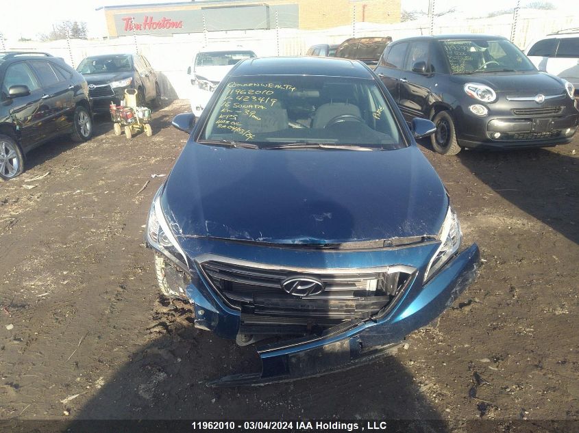 2016 Hyundai Sonata Se VIN: 5NPE24AF3GH423419 Lot: 11962010