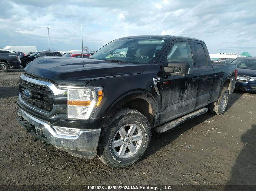 2021 Ford F150 Super Cab VIN: 1FTEX1EB5MKE08957 Lot: 11962028