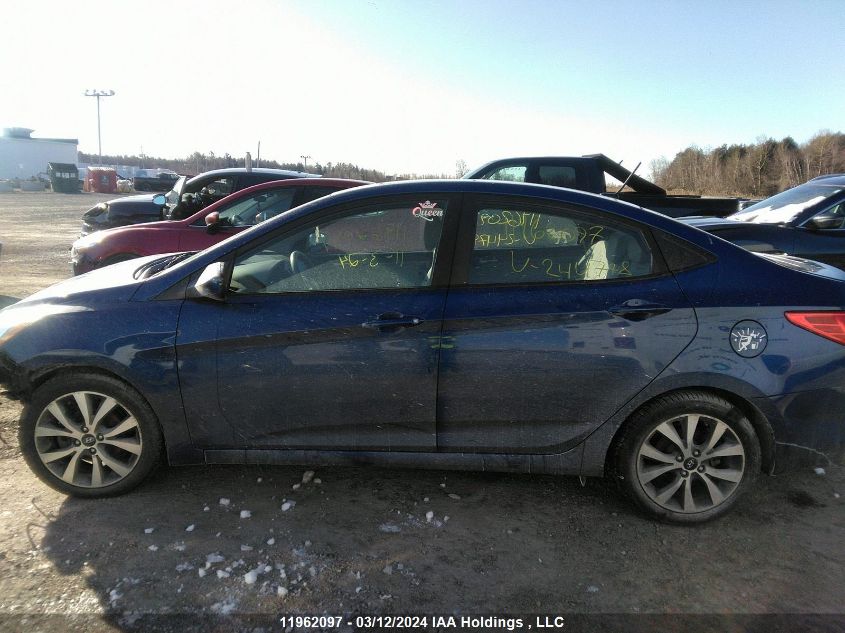 2017 Hyundai Accent Se VIN: KMHCT4AE9HU244798 Lot: 11962097