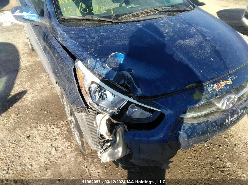 2017 Hyundai Accent Se VIN: KMHCT4AE9HU244798 Lot: 11962097