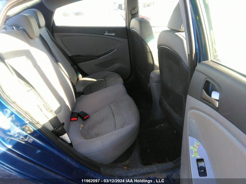 2017 Hyundai Accent Se VIN: KMHCT4AE9HU244798 Lot: 11962097