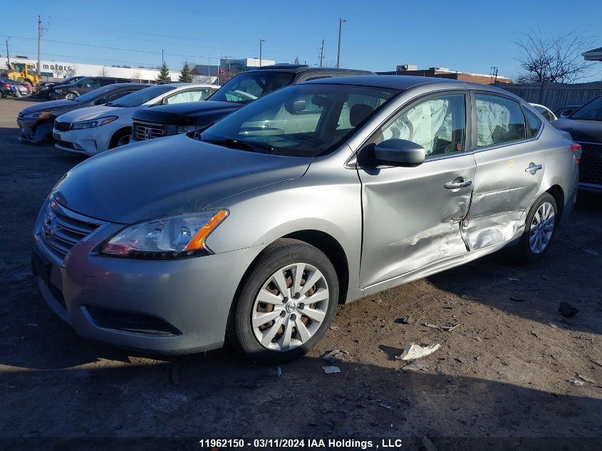 2013 Nissan Sentra S/Sv/Sr/Sl VIN: 3N1AB7AP7DL783137 Lot: 11962150