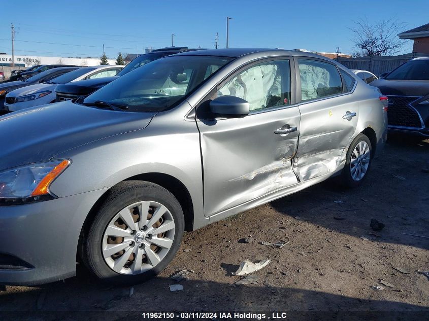 2013 Nissan Sentra S/Sv/Sr/Sl VIN: 3N1AB7AP7DL783137 Lot: 11962150