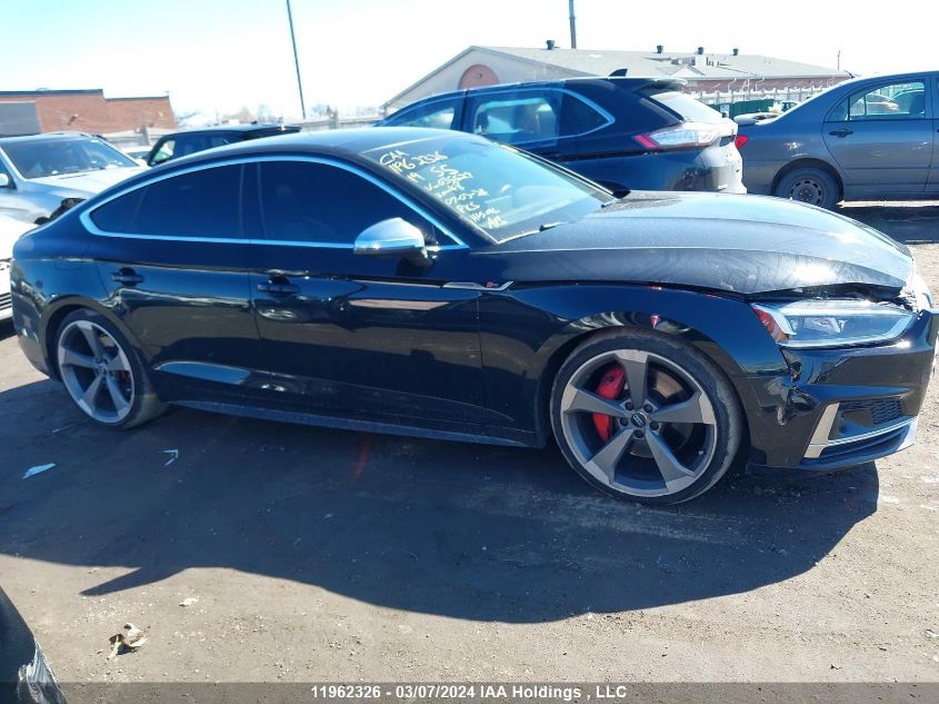 2019 Audi S5 Sportback VIN: WAUC4CF54KA035527 Lot: 11962326