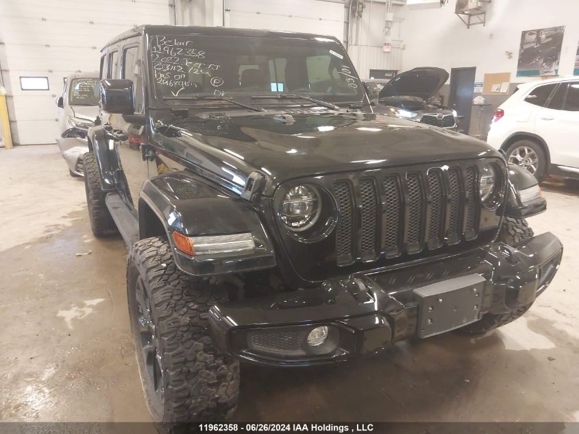 2022 Jeep Wrangler Unlimited Altitude VIN: 1C4HJXEG8NW238391 Lot: 11962358