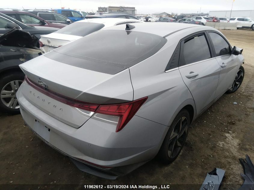 2022 Hyundai Elantra Sel VIN: KMHLN4AG1NU250540 Lot: 50503814