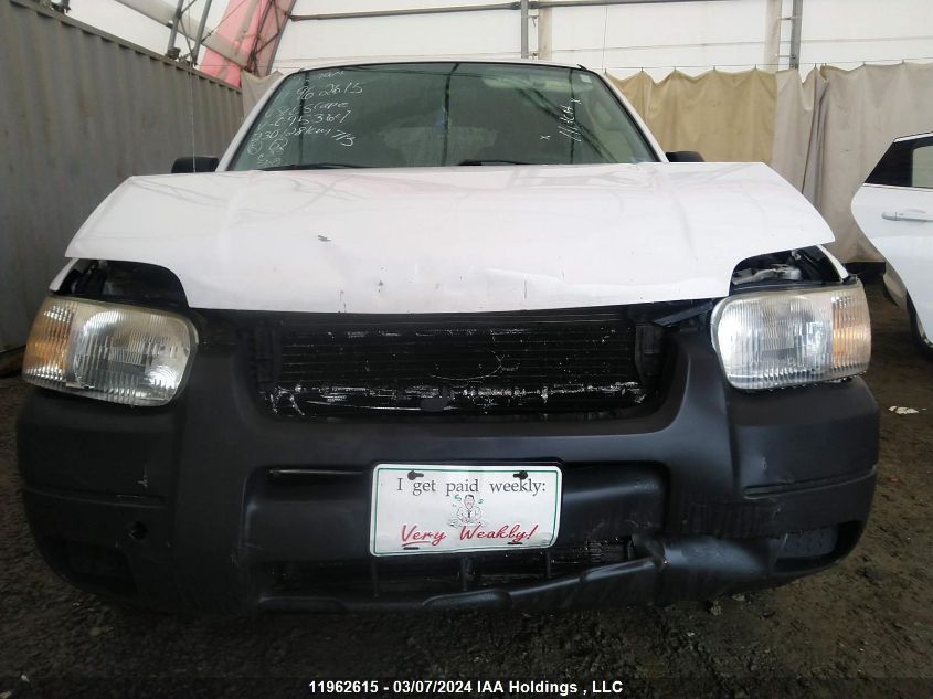 2003 Ford Escape Xls VIN: 1FMYU02163KC95364 Lot: 37351984