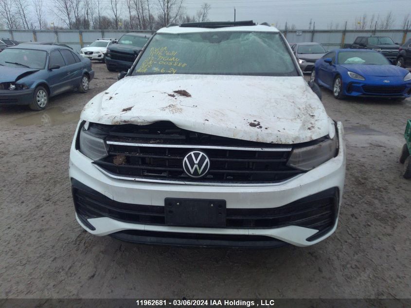 2023 Volkswagen Tiguan VIN: 3VV8B7AX4PM005888 Lot: 40854704