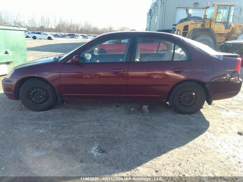 2003 Honda Civic Sdn VIN: 2HGES16603H947851 Lot: 11962839