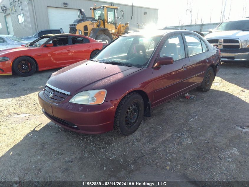 2003 Honda Civic Sdn VIN: 2HGES16603H947851 Lot: 11962839