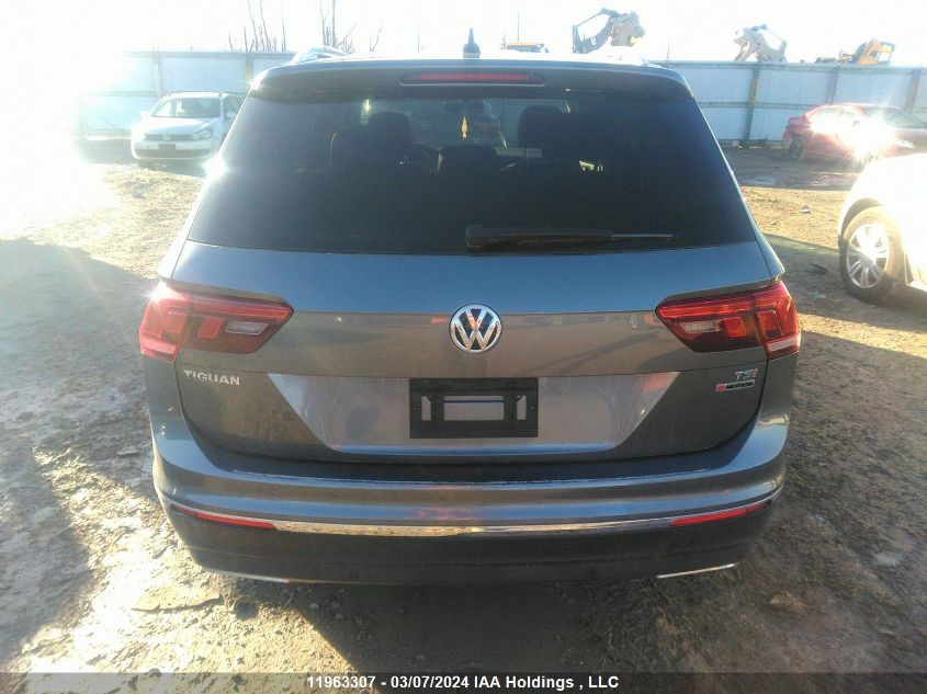 2018 Volkswagen Tiguan Sel Premium VIN: 3VV4B7AX1JM013596 Lot: 11963307