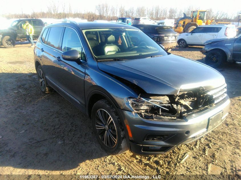 2018 Volkswagen Tiguan Sel Premium VIN: 3VV4B7AX1JM013596 Lot: 11963307