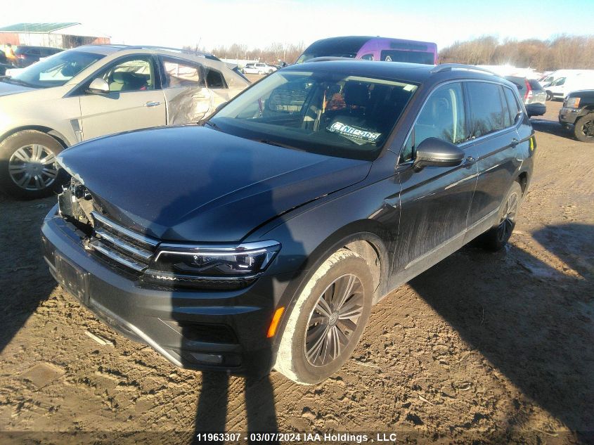 2018 Volkswagen Tiguan Sel Premium VIN: 3VV4B7AX1JM013596 Lot: 11963307