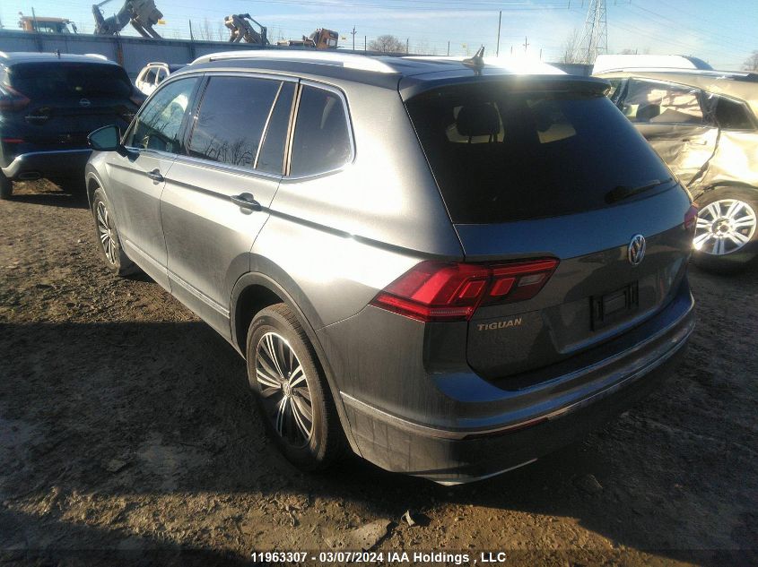 2018 Volkswagen Tiguan Sel Premium VIN: 3VV4B7AX1JM013596 Lot: 11963307