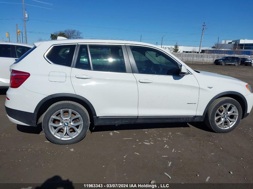 2011 BMW X3 VIN: 5UXWX5C55BL713602 Lot: 11963343